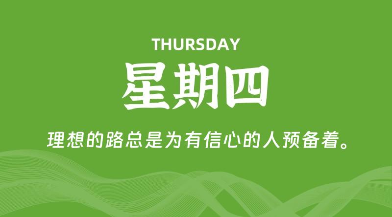 06月12日,星期四, 每天60秒读懂全世界!