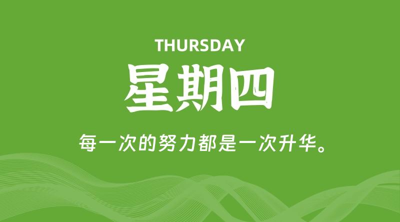 07月10日,星期四, 每天60秒读懂全世界!